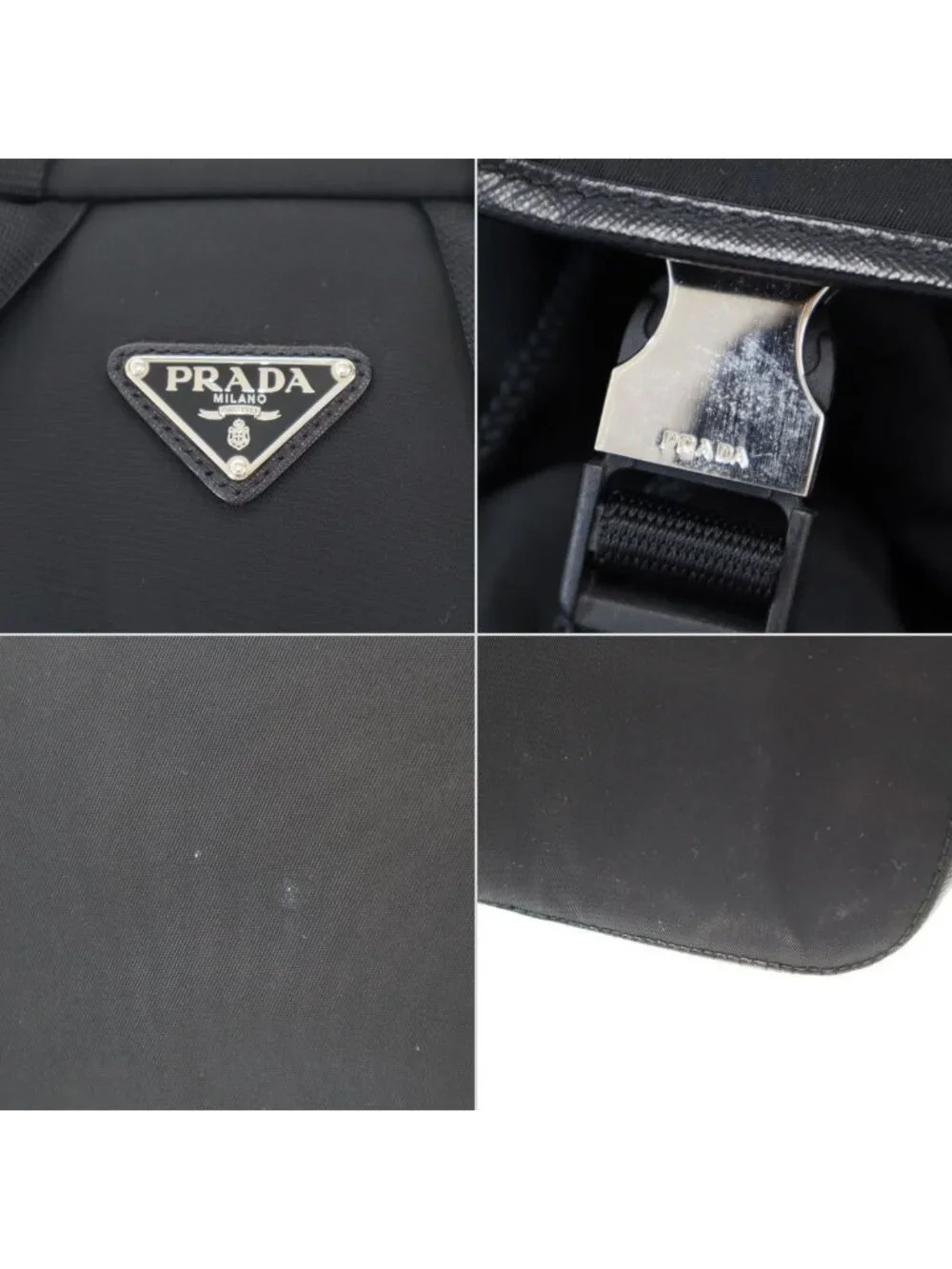 Prada Nylon Backpack Black